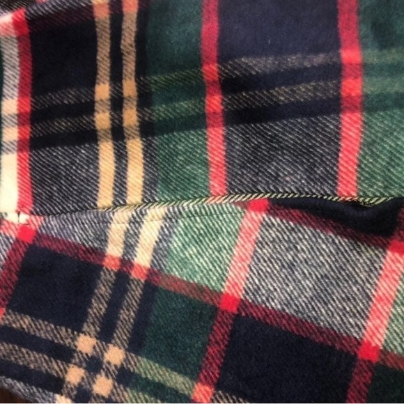 Plaid Hooded Cloak with Arm Holes. Heavy Soft Woolen- One Size fits most - Picture 6 of 6